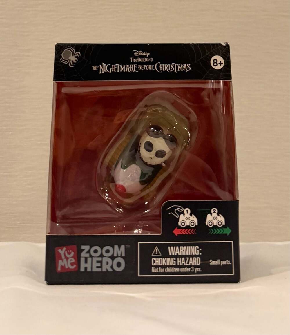 YuMe Zoom Hero The Nightmare Before Christmas Jack Skellington Pullback Car